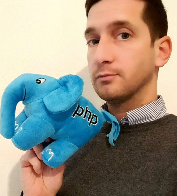 PHP ElePHPant received by our customer Massimiliano Consigli on January 2020